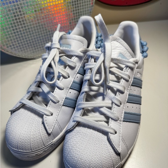Adidas Superstar "Sky Blue" Sneakers - Picture 8 of 9